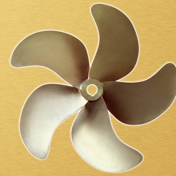 Produzione eliche in alluminio colore blue - Eliche Radice